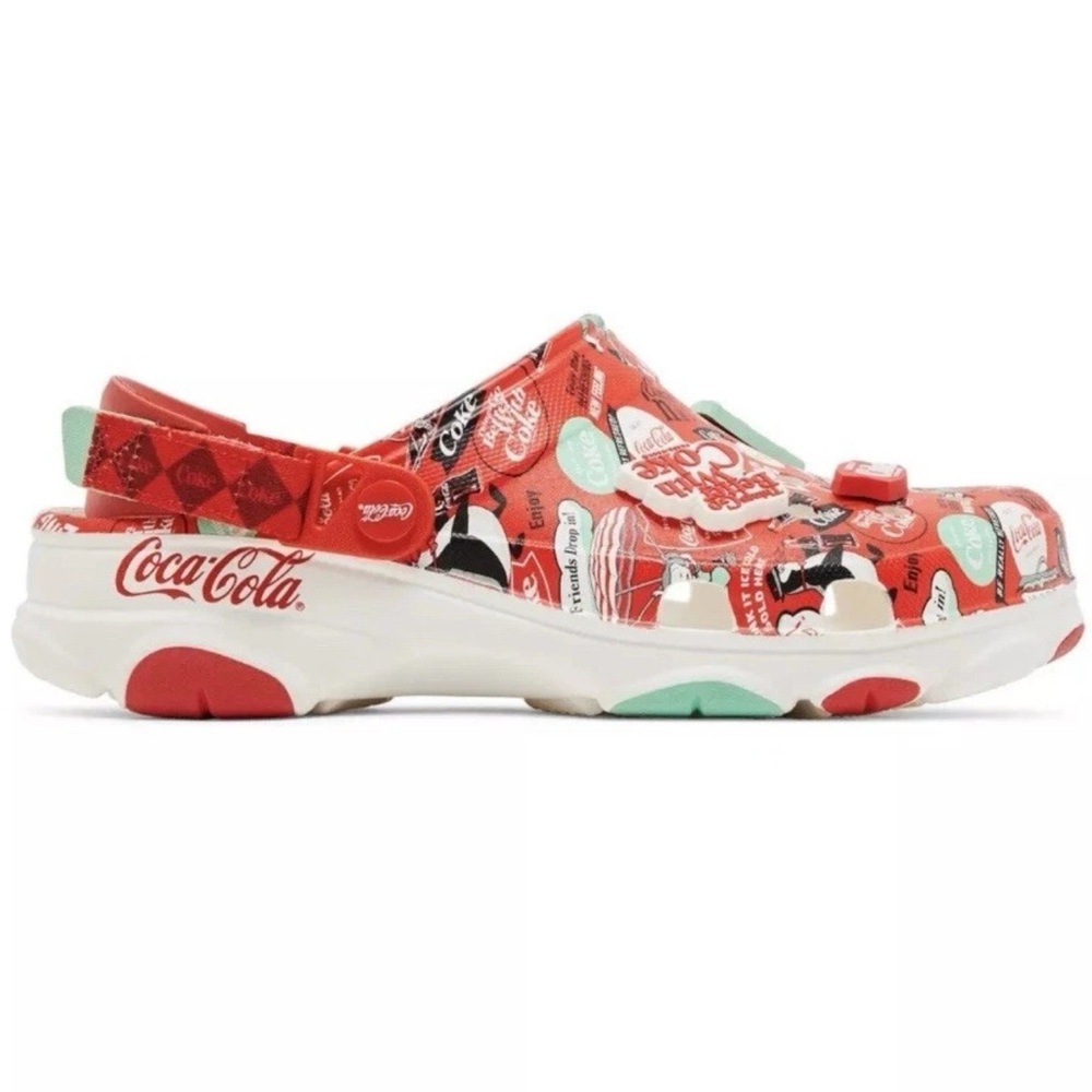 New CROCS Mens COCA COLA ALL-TERRAIN CLOG 209312 WHITE M8/W10 - Picture 2 of 6